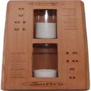 사우나용 사프로 모래 타이머 레드 시더 모래시계 아름답게 제작 벽걸이로 쉽게 사용 가능 15분 타이머로