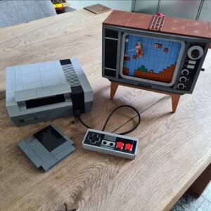 NES TV 게임 콘솔 빌딩 블록 세트 71374 2646Pcs 벽돌 MOC DIY 조립 모델 공예 장난감 어린이를위한 Adulta