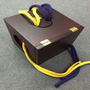 하이 퀄리티 딘 박스 (딘 딜) 연결 로프 및 링 박스 마술 트릭 무대 기믹 일루션 클래식 Magia