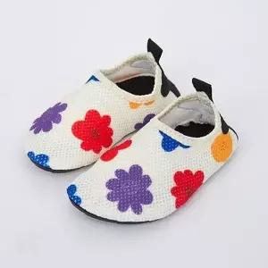 어린이 물놀이화 꽃무늬 프린팅 디자인 논슬립 바닥 수영장 해수욕장 여름 신발