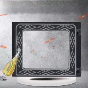 아궁이문 화목난로 문 벽난로 무쇠 화목난로문 내열유리