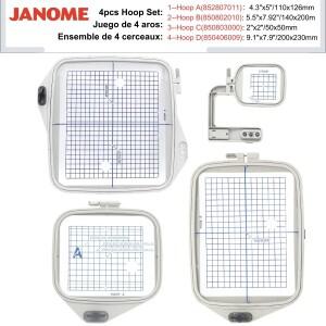 Janome 자수 후프 MC 350E 300E 9500 9700 메모리 크래프트 DECO330 340 Elna 820 8200 8300 8600 머신 프