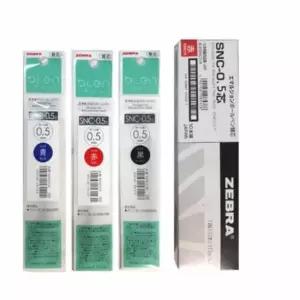 [문구] 3색 볼펜 리필 10개입 다색볼펜리필심 유성볼펜심