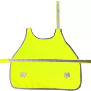 [반려] 반사 애견 조끼 L 강아지야광옷 강아지야광목걸이 강아지밤산책