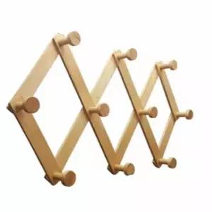 [생활] 원목 자바라 옷걸이 특대 벽걸이행거 옷걸이행거