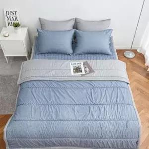 침구세트 블루 솔트 소프트 슈퍼싱글 간절기 이불 패드세트