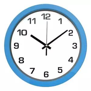 GB8095 무소음 벽시계 블루 28cm 제조한국 벽시계 인테리어시계 무소음벽시계 집들이시계