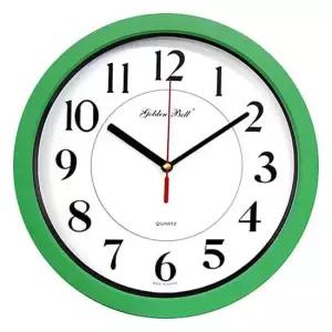 GB4122 무소음 컬러플 그린 벽시계 28cm 제조한국 벽시계 시계 무소음시계 인테리어벽시계 모던시계