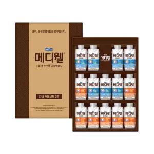메디웰 감사 선물세트 2호 (구수한 누룽지맛 200ml 7팩+고단백 200ml 7팩 (총 14팩))