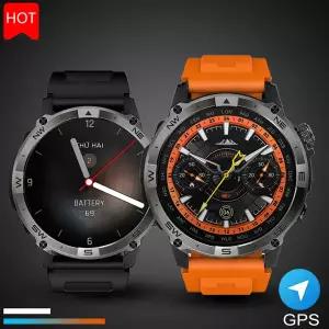 호환  2025 T-Rex 울트라 GPS 스마트 시계 5 ATM 방수 내장 듀얼 밴드 GNSS 나침반 스포츠 Smartwatch Men