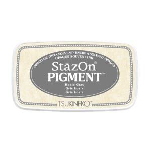츠키네코 스타존 안료 잉크 패드-코알라 그레이