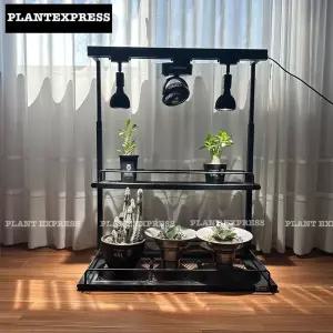 우산 식물등 스탠드 선반 조명 홀더 램프 식물키우기