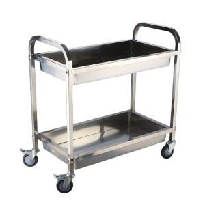 식당 업소용 핸드카트 서빙 카트 이동식 운반 웨건 음식 트레이 스텐 대형