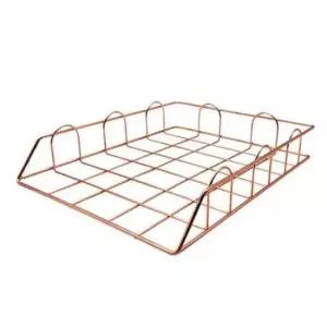 [문구/오피스] 로즈골드 서류받침 트레이 책상 a4용지 사무실 정리대 정리함