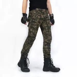 남성용 오토바이 라이딩 라이더 청바지 착용 바지 보호 겨울철 방풍 따뜻한