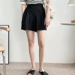 [의류] 여성 A라인 큐롯팬츠 밴딩 숏팬츠 핀턱 여름 반바지 6색