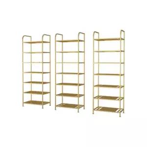 하프 짐볼 폼롤러 정리 필라테스 요가 반구 매트 거치대 7단 골드