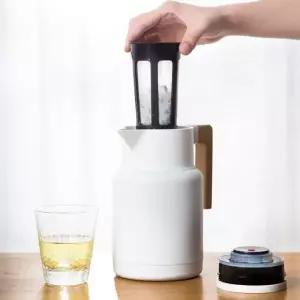 테이블팟 보리차 주전자 테이블포트 보온보냉 얼음물 스텐 차오루피 브랜드 브라이트문화이트