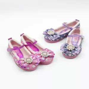 여아 리본 겨울 털 LED 구두 113833