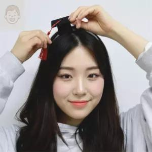 행스토어 졸업식 학사모 모양 머리띠 취업기념