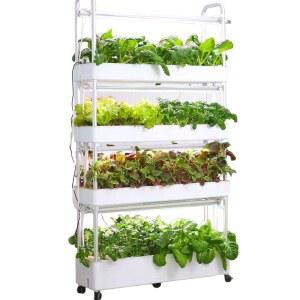 수경재배기 가정용 자동 가정용스마트팜 메이든 프리씨드 물순환 조명 화이트