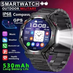 호환   GPS 스마트워치 1.39 AMOLED 디스플레이 100가지 스포츠 모드 블루투스 통화 스마트워치 남성 여성