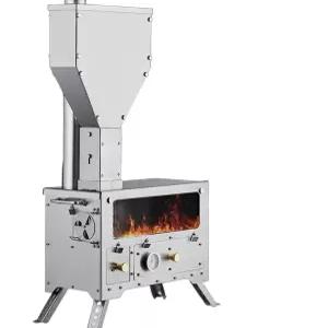 펠릿 화목난로 연통 야외 글램핑 펠릿난로 캠핑 장작 불멍 정원