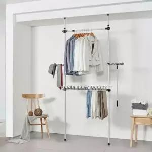 [생활] 바지 걸이 2단 거치대 옷행거 드레스룸행거