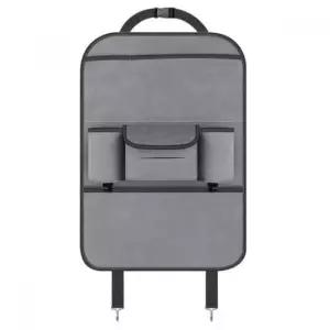 [CAR] 스웨이드 차량용 뒷자리 다목적 수납함 컵홀더 카시트 헤드레스트 고정형