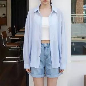 |CMP94B5|여성 빈티지 워싱 데일리 청반바지 3부 4부 기본핏