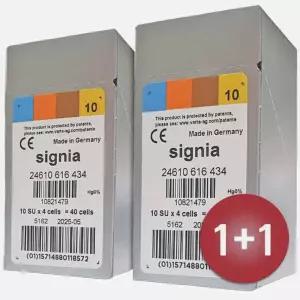 1+1 (2통) 지멘스 시그니아 보청기배터리 1통(40알) 10번 밧데리 건전지