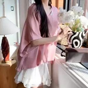 |KHJ6D79|여성 여름용 편안한 루즈핏 쿨터치 반팔 베스트