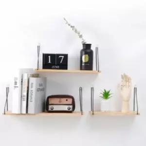 [생활] 인테리어 우드 벽선반 L 수납선반 진열장