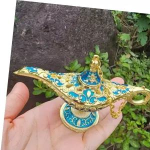 카페 엔틱 알라딘 램프 블루 앤틱 요술램프 인테리어 장식