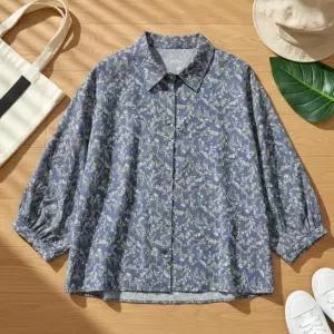 |CDH429D|여성용 꽃무늬 블라우스 로맨틱 스타일