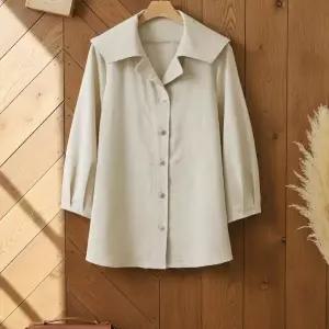 |CDH42A3|여성 일상 패션 러블리 세일러 스타일 블라우스