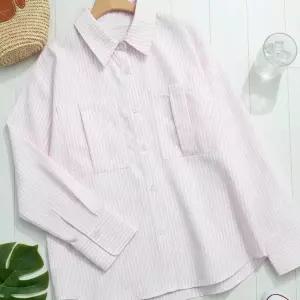 |CDH429E|여성용 봄 여름 스트라이프 경량 셔츠