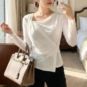 [다잇템] 여자 드레이핑 들러리 골져스 나들이 블라우스_24544865_588872