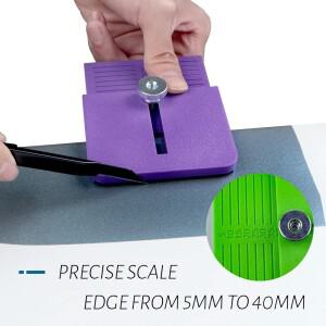 알리랩 비닐 자동차 필름 랩핑 엣지 커팅 소형 가이드 플레이트 5-40mm 거리 정밀 트리밍 도구 윈도우 틴팅