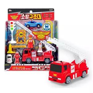 마리빙 자동 선물 1P 미니 남아 어린이 놀이 소방차장난감세트 구조대