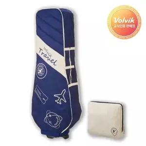 [볼빅] 트레블 패턴 경량 수납일체형 퀼팅 항공커버 (네이비)