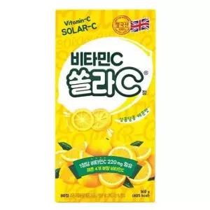 비타씨 쏠라C 레몬맛 비타민C 2gx80정