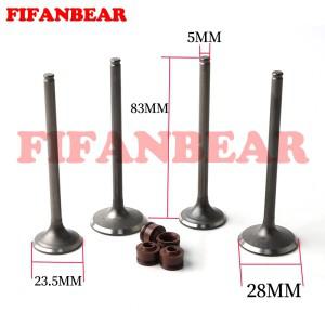 혼다 CBR 250R 완벽한 오토바이 엔진 배기 밸브 키트 오일 씰 고정판 새