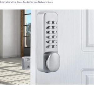 방수 기계식 디지털 도어락 푸시 버튼 키패드 키리스 코드락