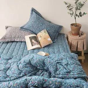 [베개솜증정] 가든 플라워 사계절 이불패드세트SS