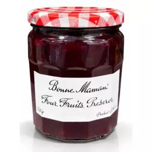 본마망 포푸르츠 750g 혼합잼(딸기라즈베리레드커런트체리) 대용량 과육잼 홈베이킹 브런치용 스프레드