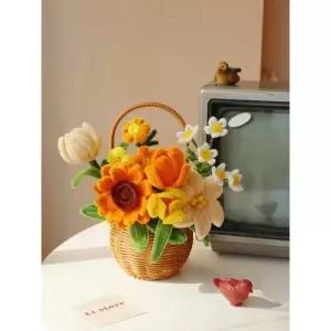 DIY 모루 꽃만들기 해바라기 튤립 화동바구니 꽃다발