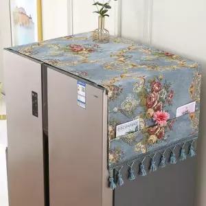 프리미엄 냉장고커버 싱글 도어 김치냉장고 덮개 방수 세탁기커버 가라리안블루 냉장고 커버