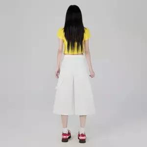 여친 팬츠 캐주얼 데일룩 청반바지 와이드 슬림핏 7부 DAOL1