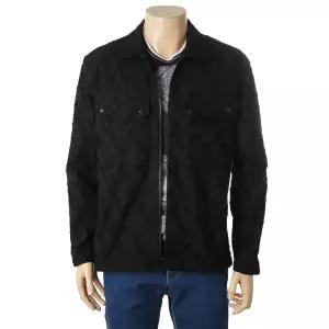 [롯데백화점]레드옥스 남성 S/S 캐주얼 간절기 여름 셔츠형 집업점퍼 R242JP152-BK2